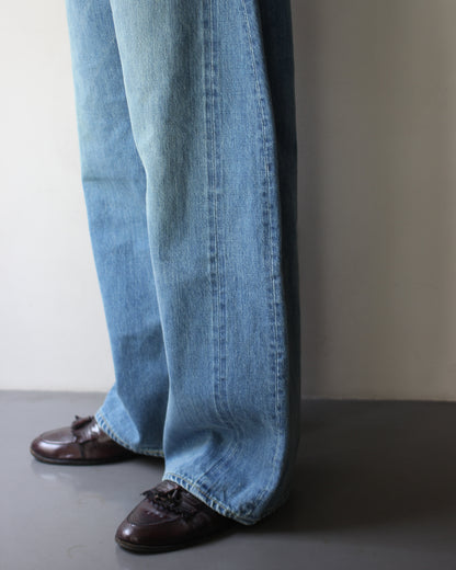 ssstein/DEFORMATION WIDE DENIM JEANS"INDIGO"