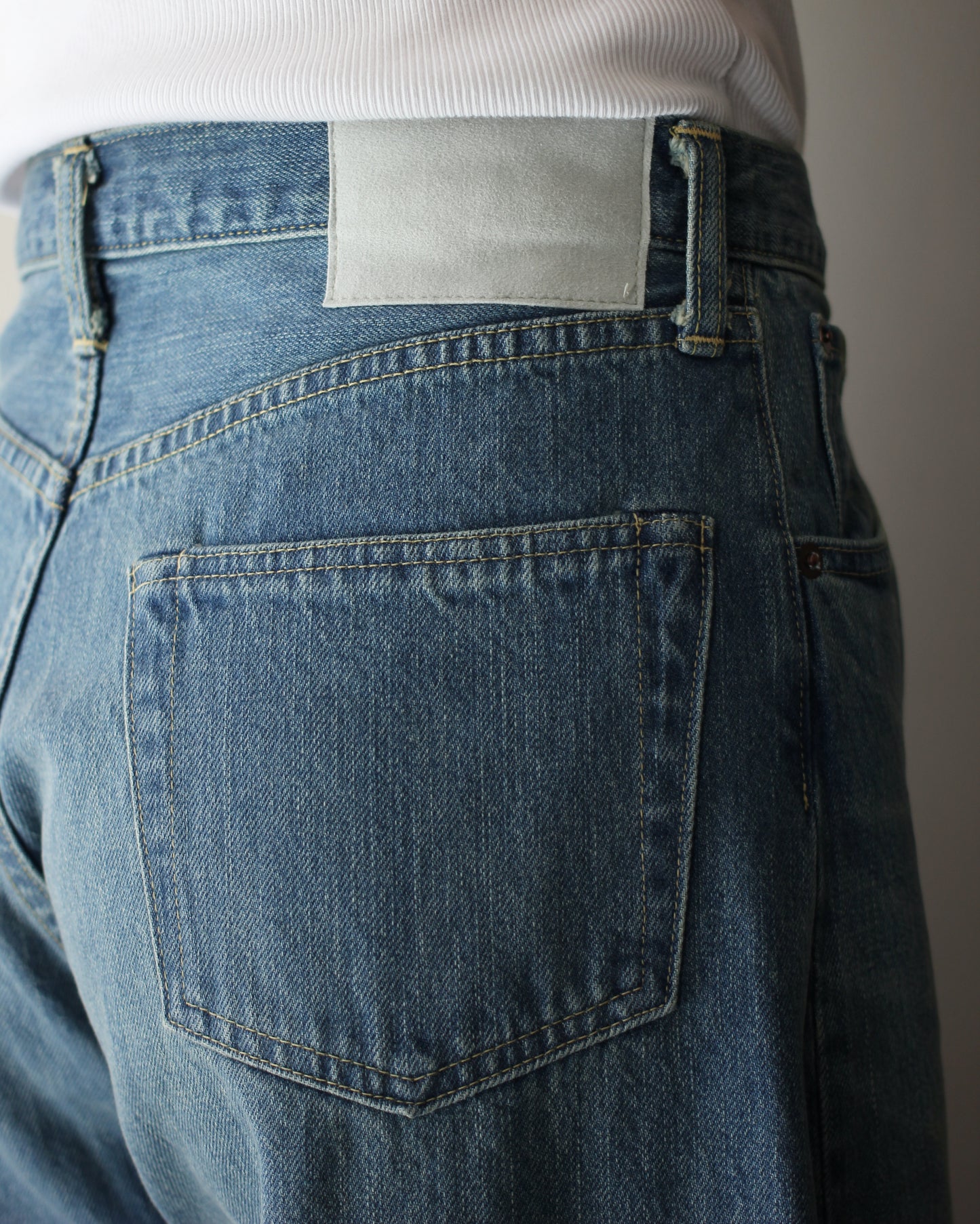 ssstein/DEFORMATION WIDE DENIM JEANS"INDIGO"