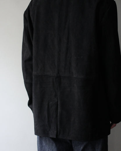 ssstein/COW NUBUCK BLAZER" BLACK"
