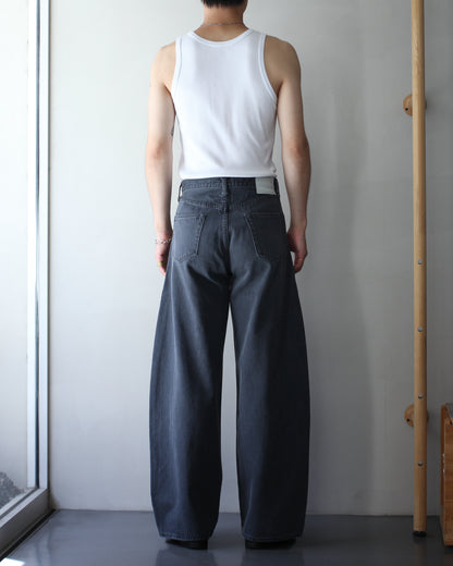 ssstein/DEFORMATION WIDE DENIM JEANS"BLACK"