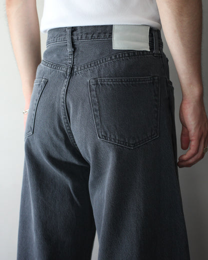 ssstein/DEFORMATION WIDE DENIM JEANS"BLACK"