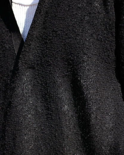 ssstein/SHEER LIGHT KNIT SKIPPER LS "BLACK"