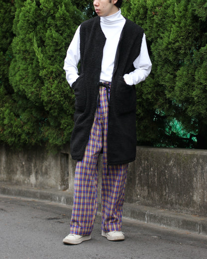 FARFIELD （ファーフィールド） / LONG VEST "Black"