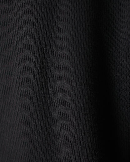 ULTERIOR / C/CASH HONEYCOMB FOOTBALL TEE"BLACK"