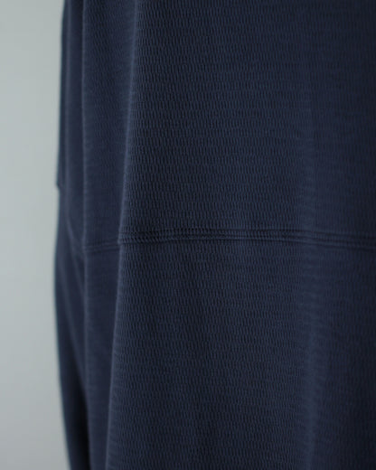 ULTERIOR / C/CASH HONEYCOMB FOOTBALL TEE"BLUE GREY"