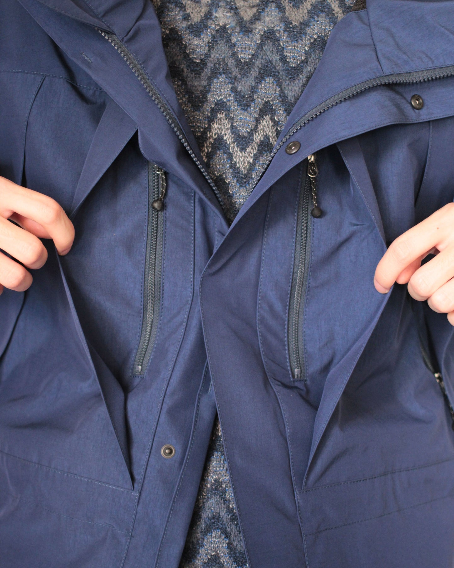 ENDS and MEANS/MOUNTAIN PARKA "Deep Sea"