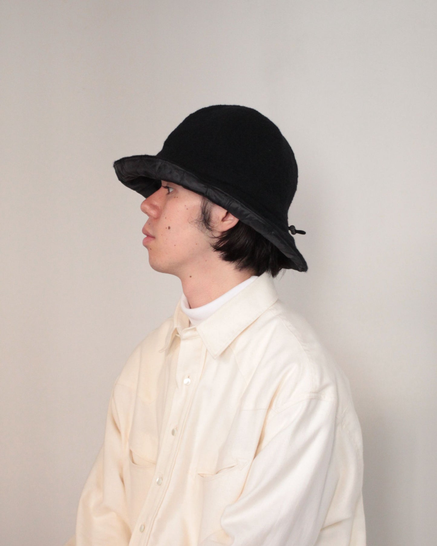 kijimatakayuki / BOILED WOOL 6PANEL HAT "BLACK"