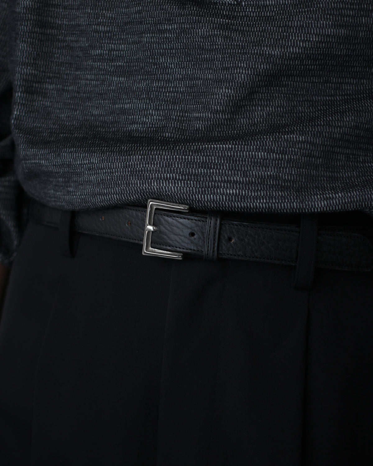 forme/Dress Jodhpurs belt "Sealskin#Black"