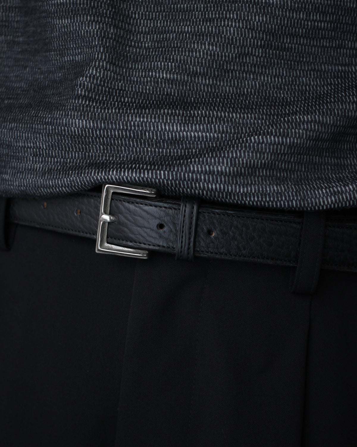 forme/Dress Jodhpurs belt "Sealskin#Black"