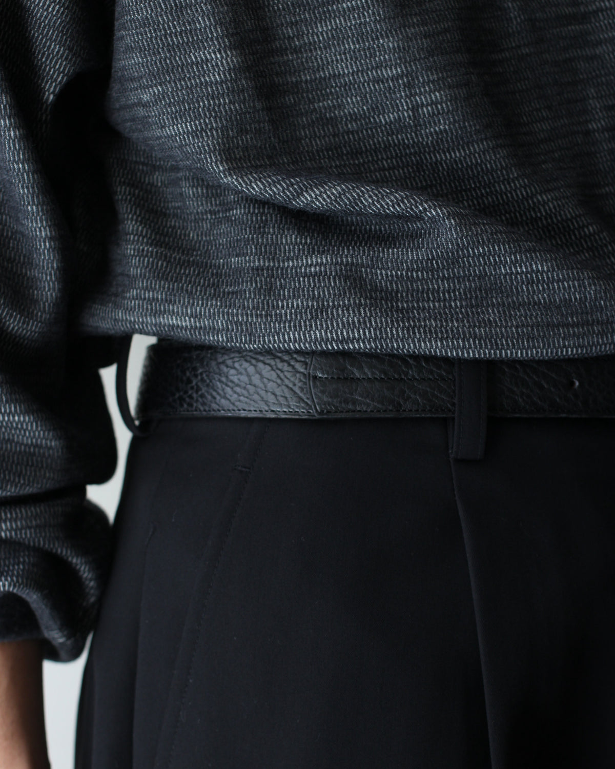 forme/Dress Jodhpurs belt "Sealskin#Black"