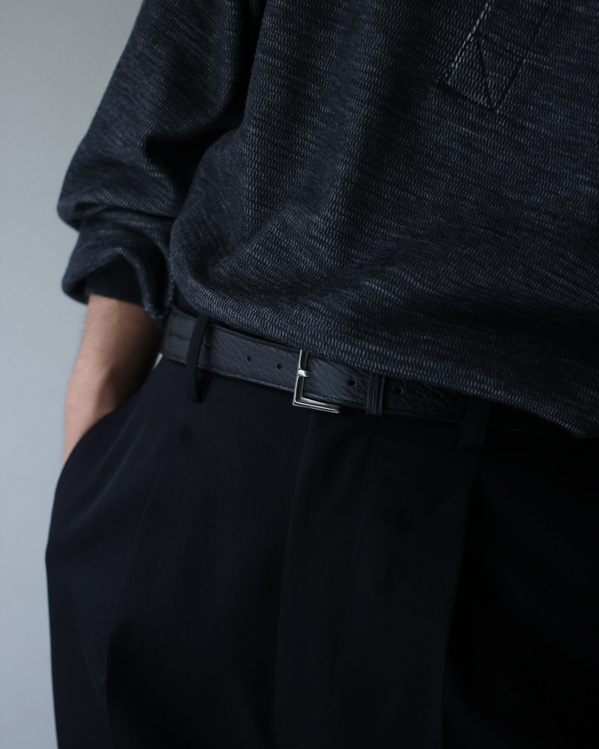 forme/Dress Jodhpurs belt "Sealskin#Black"