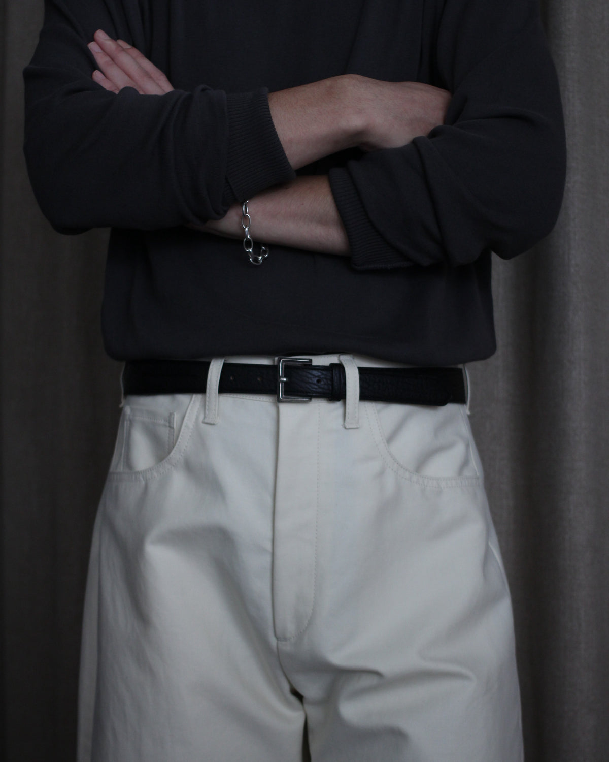 forme/Dress Jodhpurs belt "Sealskin#Black"