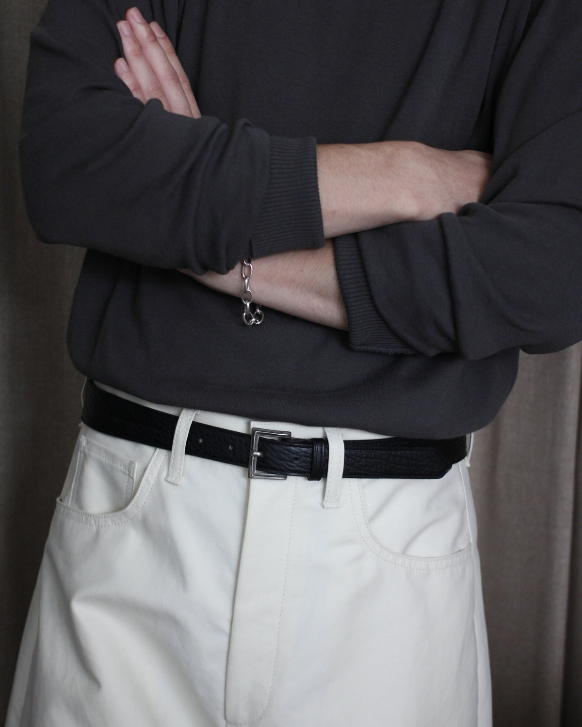 forme/Dress Jodhpurs belt "Sealskin#Black"