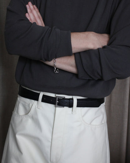 forme/Dress Jodhpurs belt "Sealskin#Black"