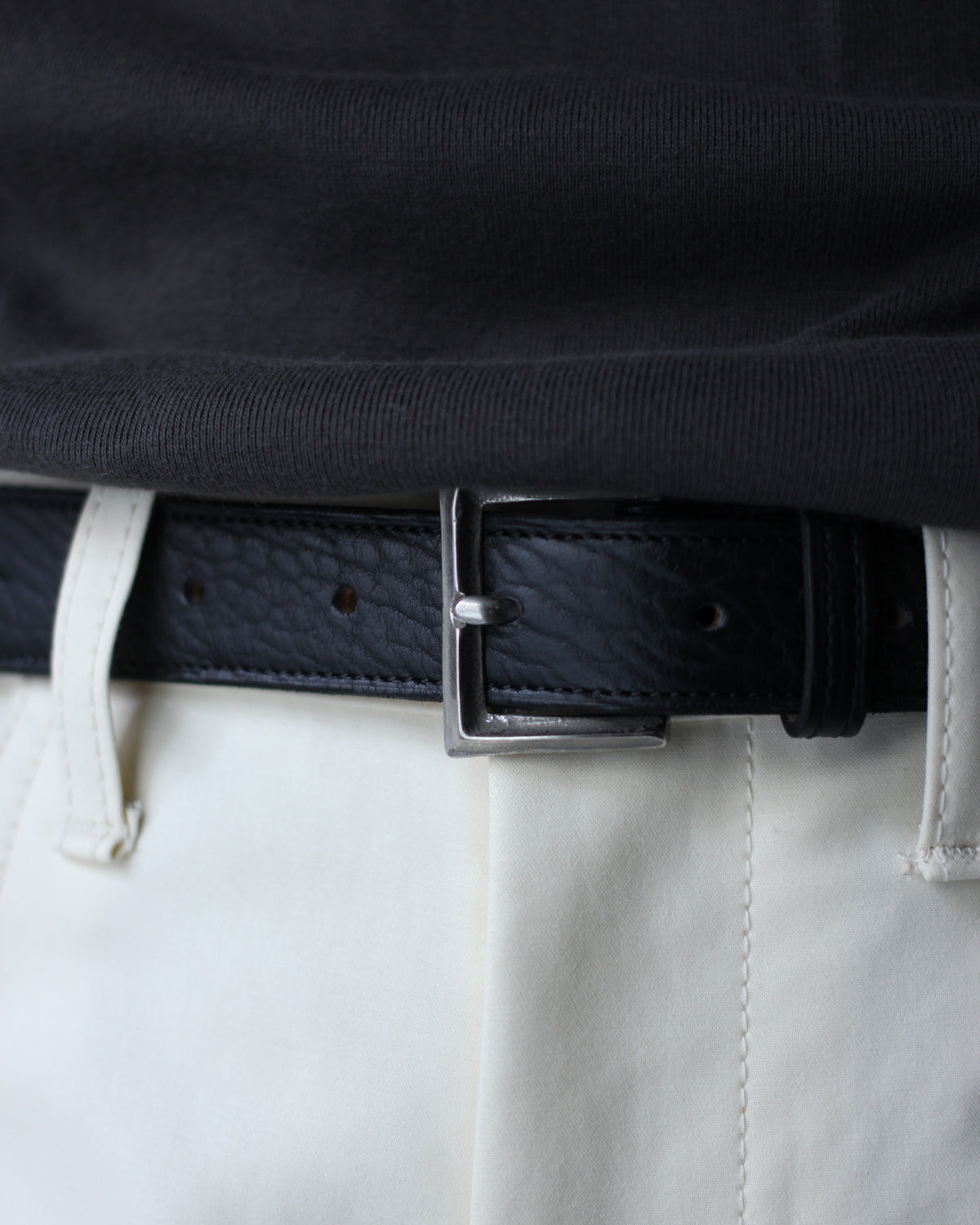 forme/Dress Jodhpurs belt "Sealskin#Black"