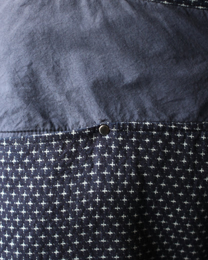 RIKU UMEHARA/FLOWER VASE PANTS "NAVY"