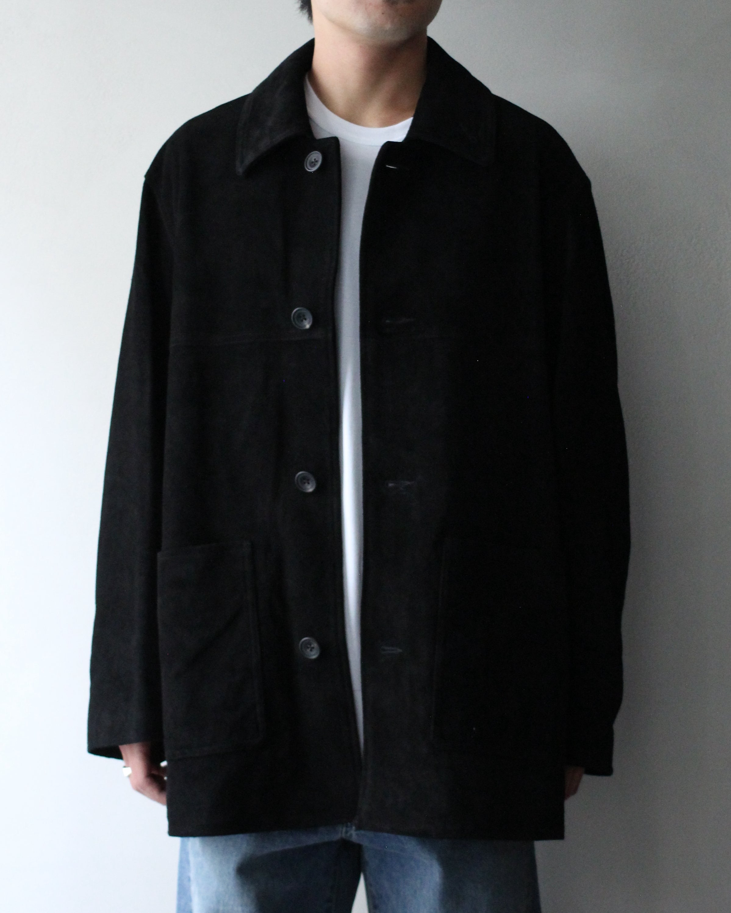 ssstein/COW SUEDE CAR JACKET