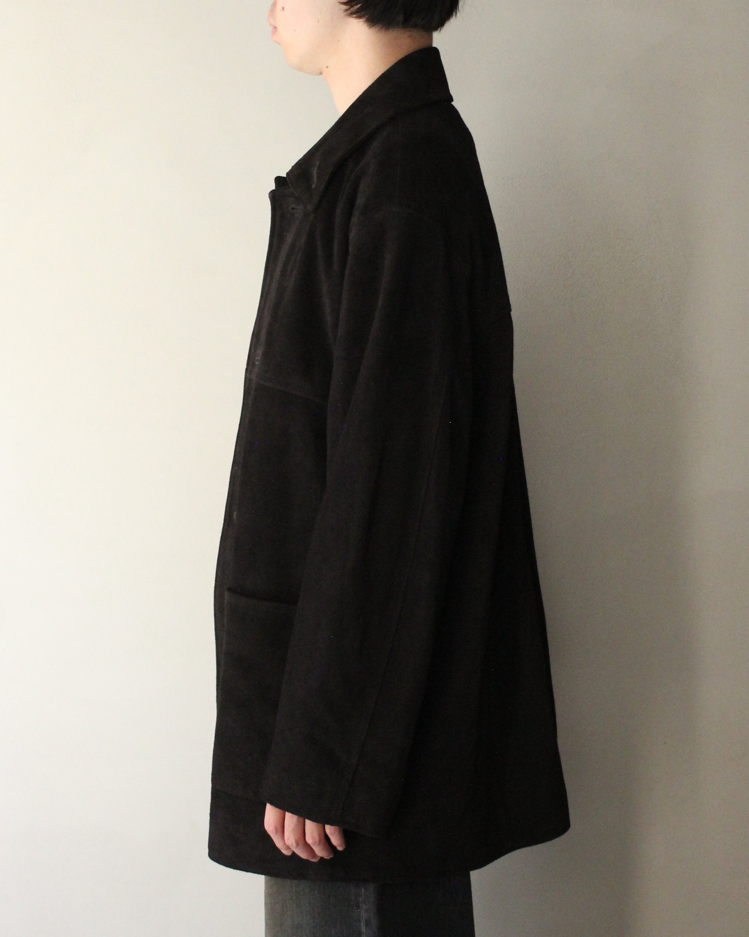 ssstein/COW SUEDE CAR JACKET