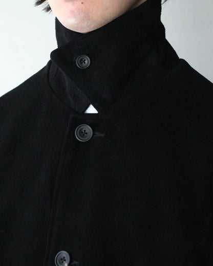 ssstein/COW SUEDE CAR JACKET" BLACK"