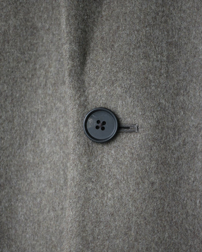 ssstein/WOOL DOESKIN HALF COAT "TAUPE"