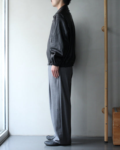 ssstein/CALF ZIP SHORT JACKET "BLACK"