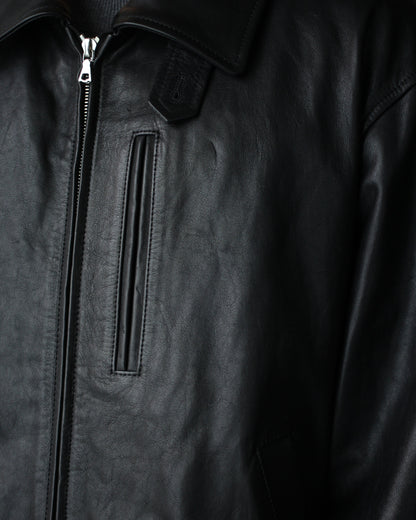 ssstein/CALF ZIP SHORT JACKET "BLACK"