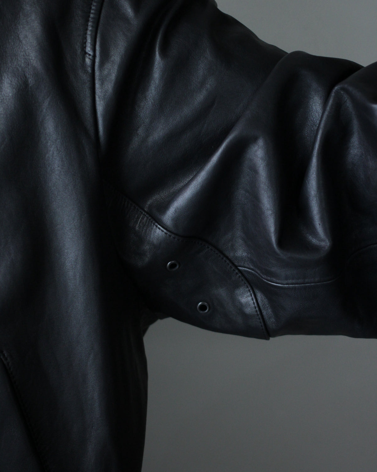 ssstein/CALF ZIP SHORT JACKET "BLACK"