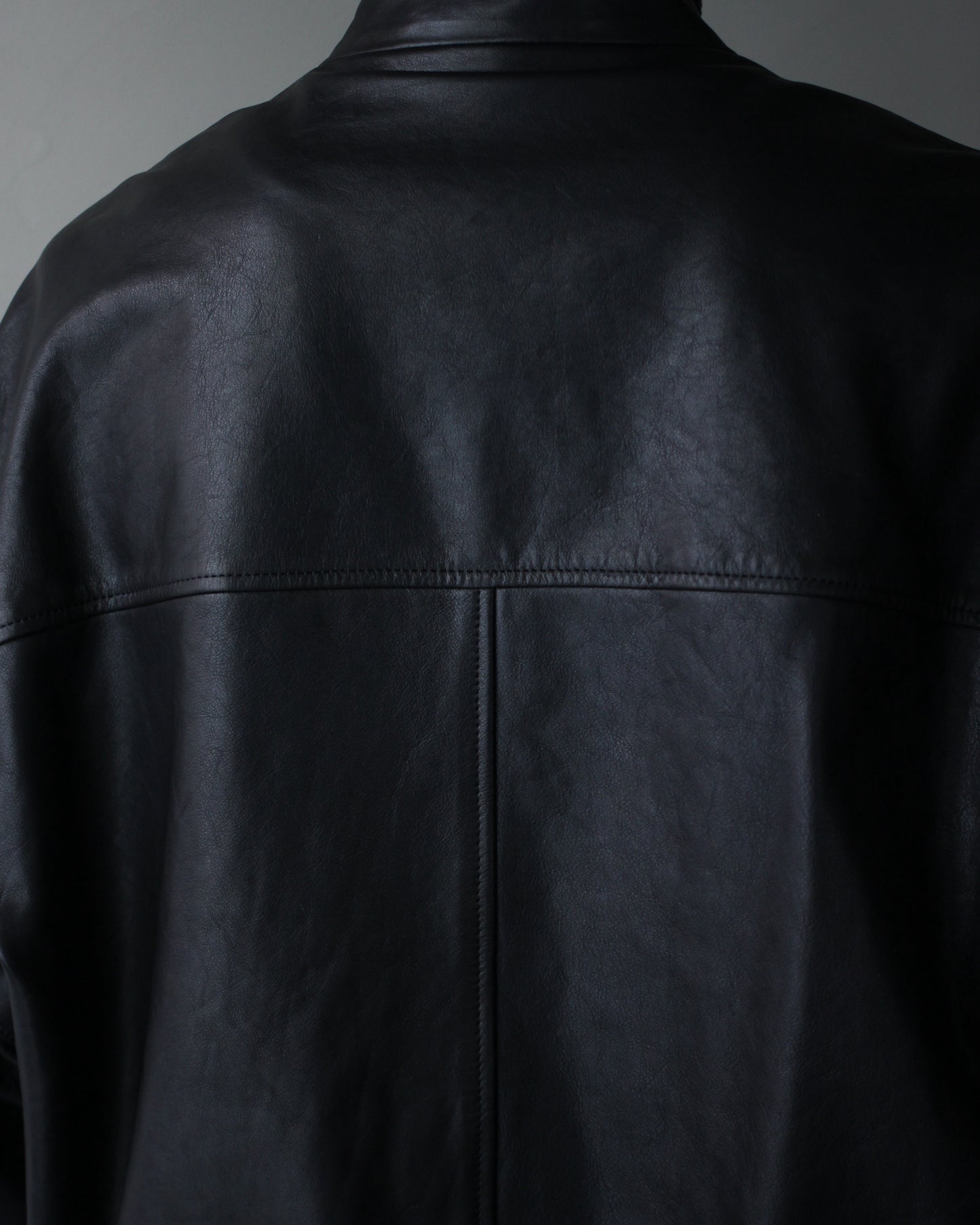 ssstein/CALF ZIP SHORT JACKET "BLACK"