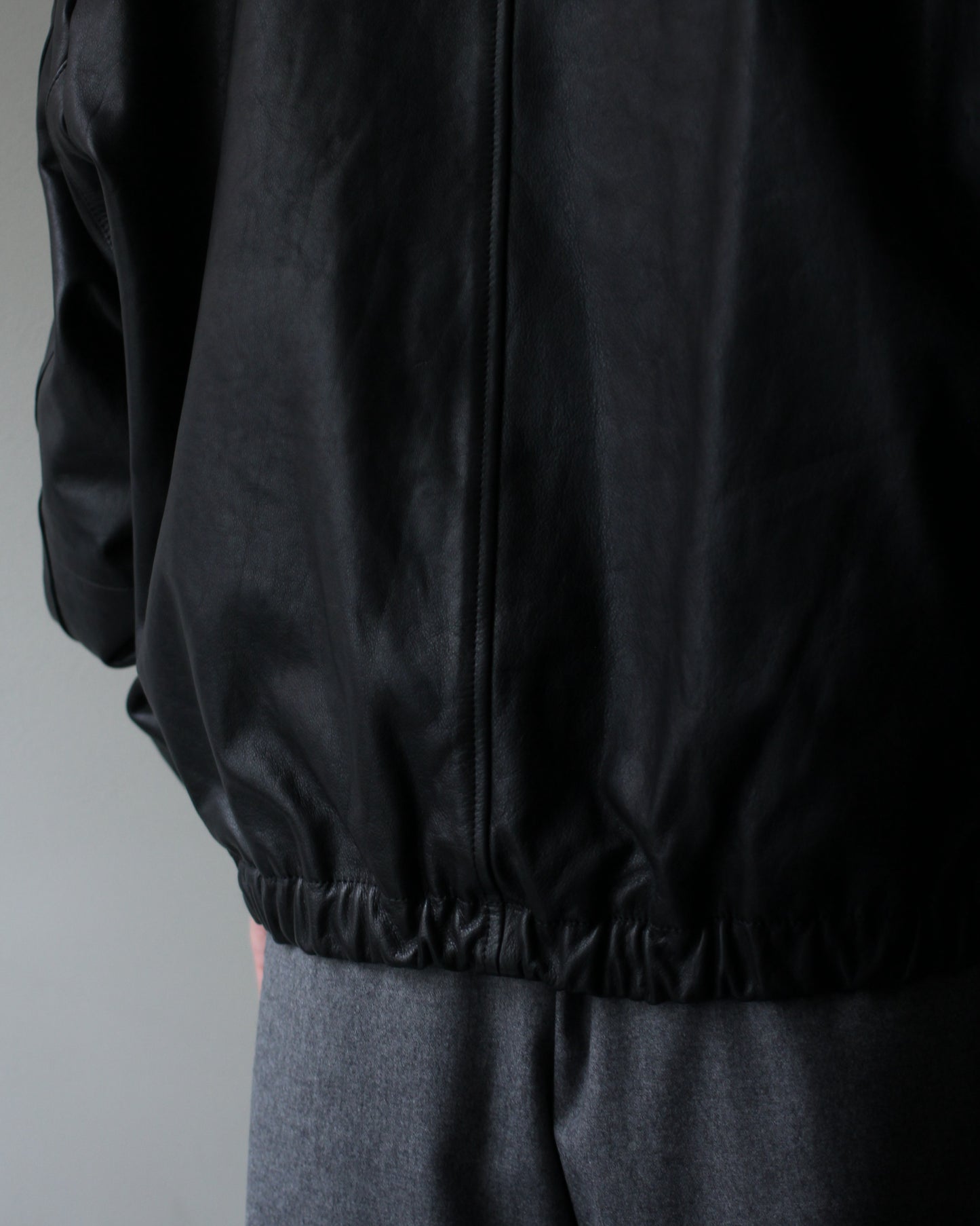 ssstein/CALF ZIP SHORT JACKET "BLACK"
