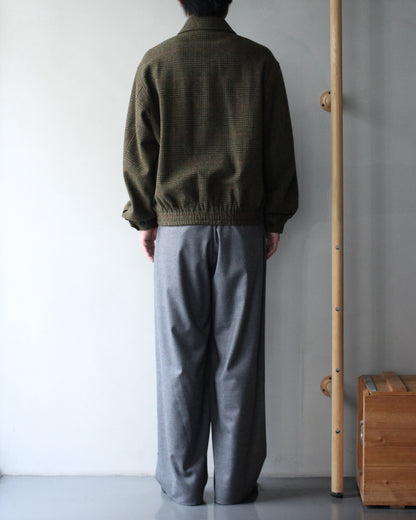 ssstein/BRITISH TWEED HARRINGTON JACKET "TWEED CHECK"