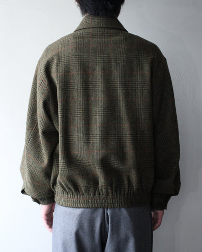 ssstein/BRITISH TWEED HARRINGTON JACKET "TWEED CHECK"
