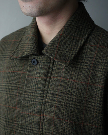 ssstein/BRITISH TWEED HARRINGTON JACKET "TWEED CHECK"