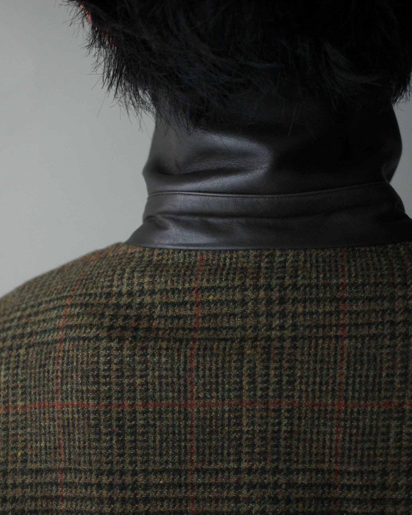 ssstein/BRITISH TWEED HARRINGTON JACKET "TWEED CHECK"