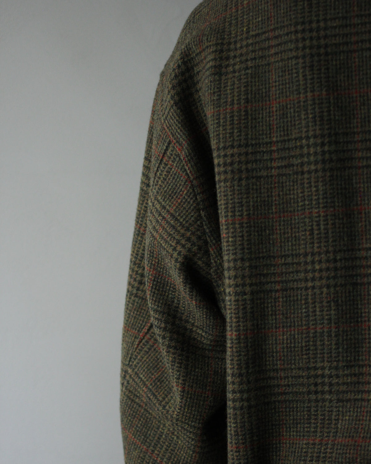 ssstein/BRITISH TWEED HARRINGTON JACKET "TWEED CHECK"