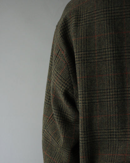 ssstein/BRITISH TWEED HARRINGTON JACKET "TWEED CHECK"
