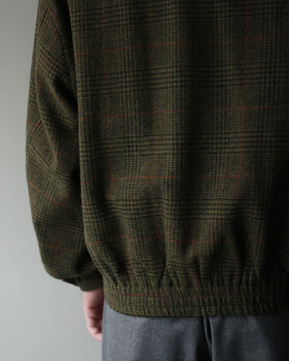 ssstein/BRITISH TWEED HARRINGTON JACKET "TWEED CHECK"