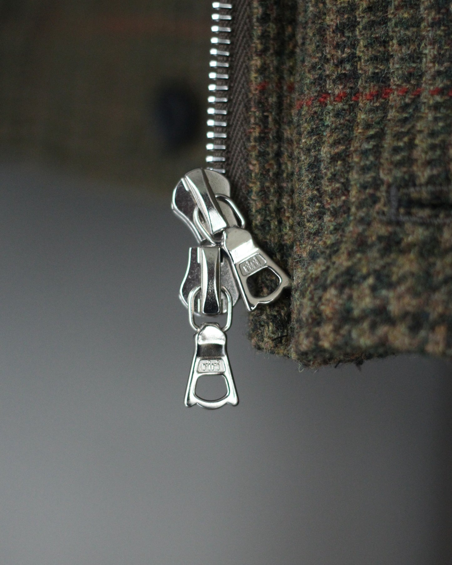 ssstein/BRITISH TWEED HARRINGTON JACKET "TWEED CHECK"