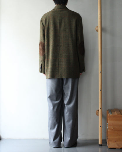 ssstein/BRITISH TWEED OVERSIZED PEAK LAPEL JACKET  "TWEED CHECK"