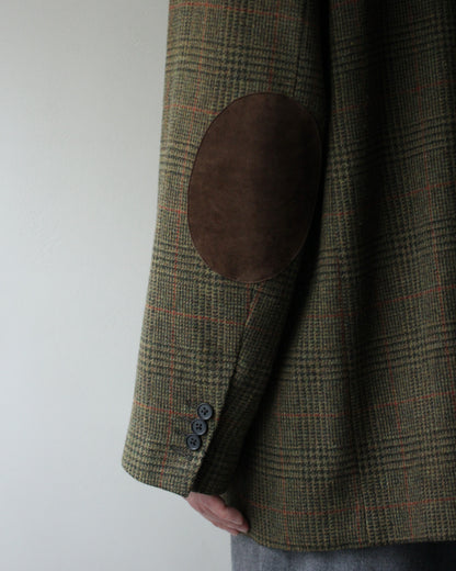 ssstein/BRITISH TWEED OVERSIZED PEAK LAPEL JACKET  "TWEED CHECK"