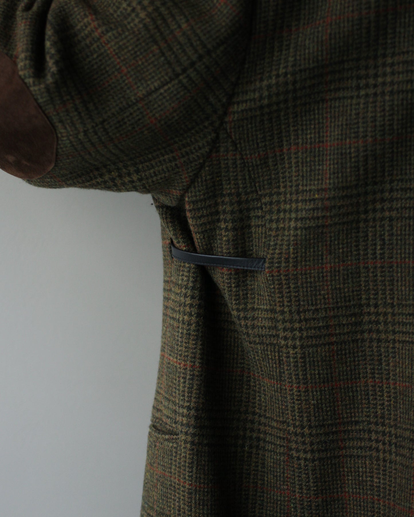 ssstein/BRITISH TWEED OVERSIZED PEAK LAPEL JACKET  "TWEED CHECK"