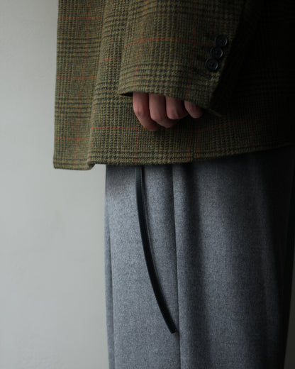 ssstein/BRITISH TWEED OVERSIZED PEAK LAPEL JACKET  "TWEED CHECK"