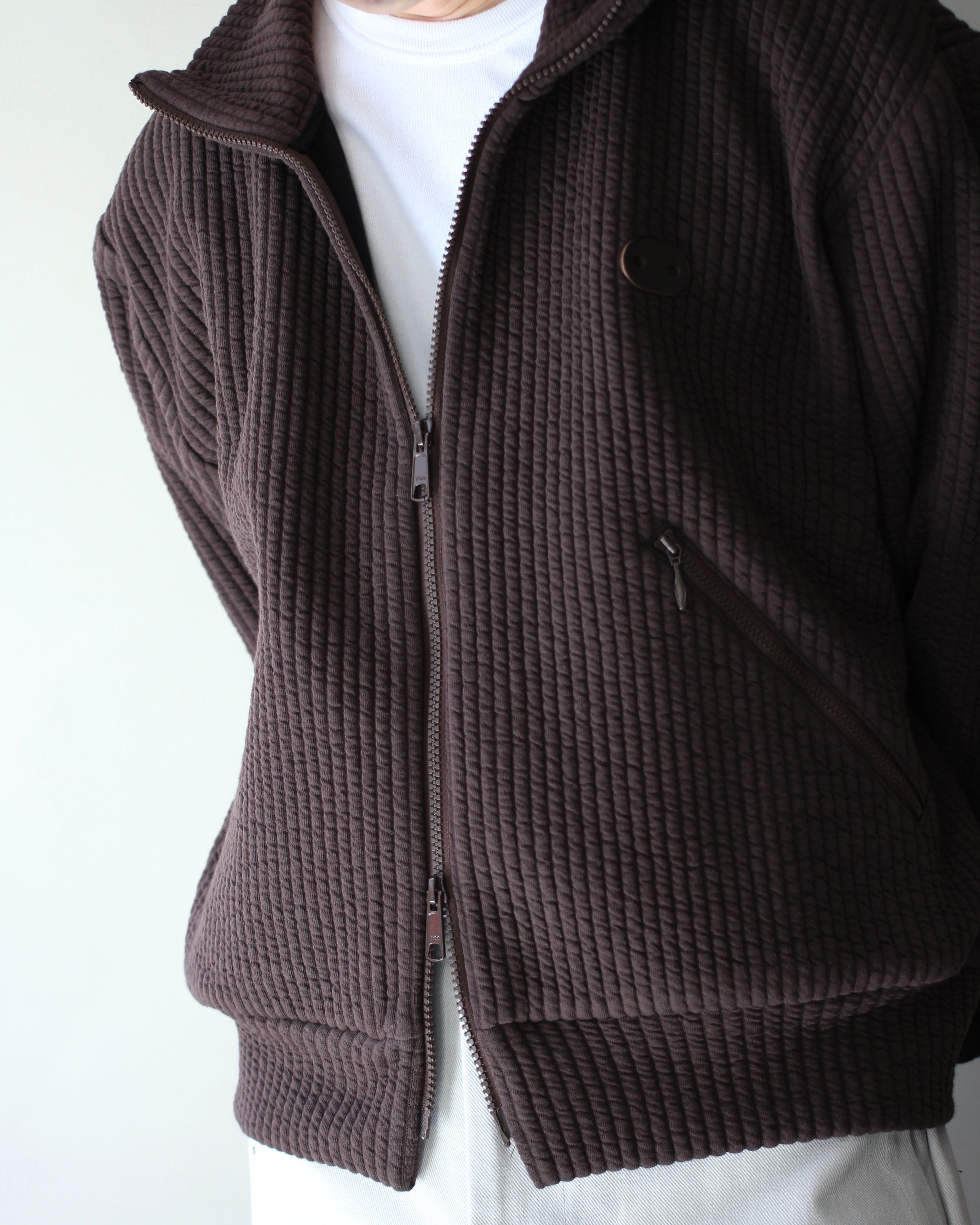 MATSUFUJI Wool Stand Collar Jacket サイズ3 MATSUFUJI [ Wool Stand Collar Jacket ] BROWN | ロイド・エフ