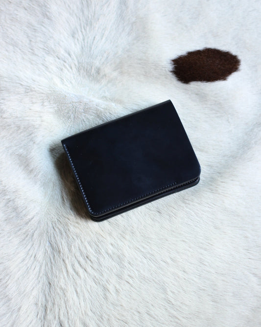forme/Post wallet Cordovan×DOUBLE "Black×Black"