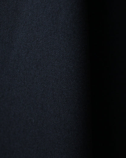 ssstein/WOOL FLANNEL EASY WIDE TROUSERS "BLACK"