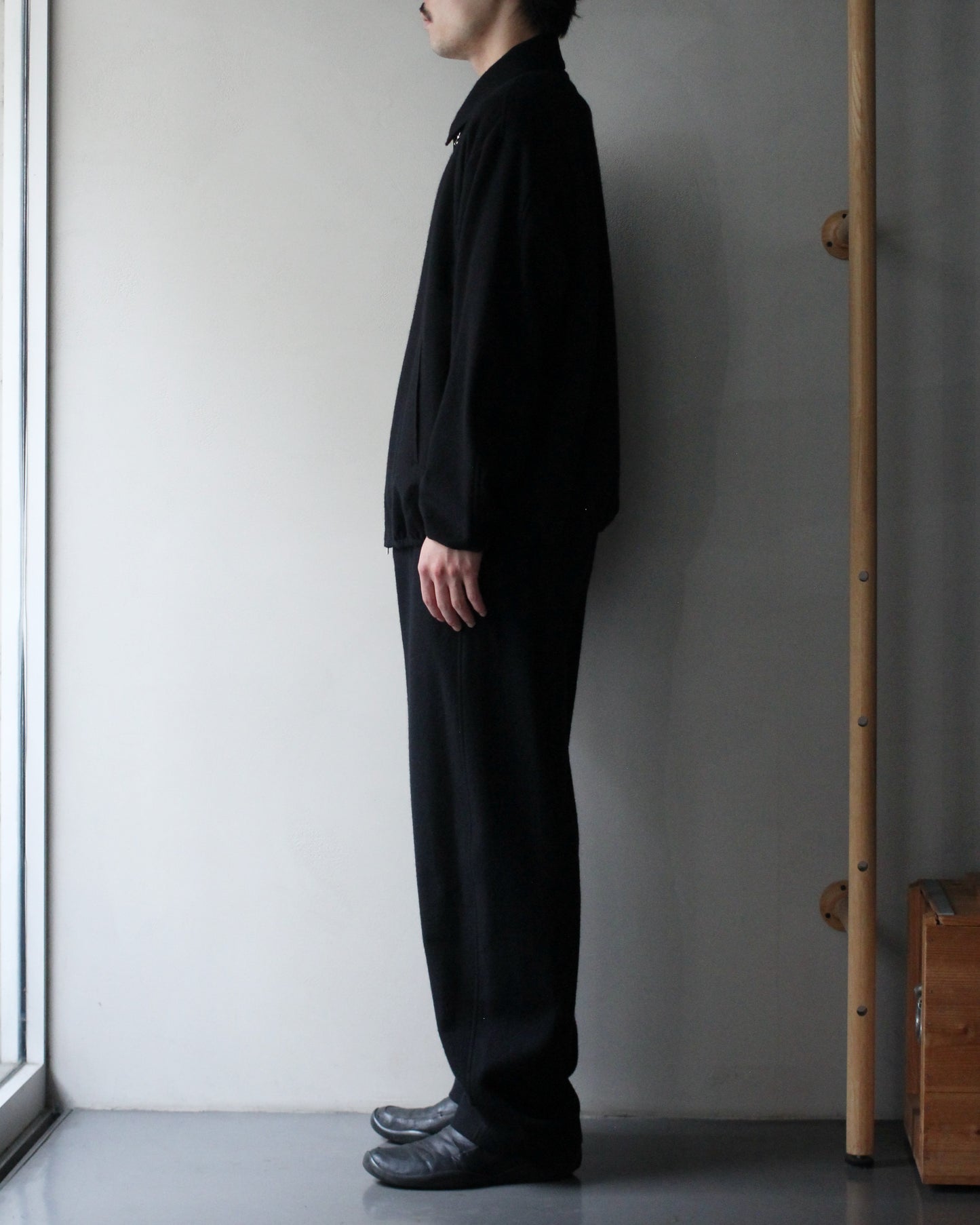 ssstein/W/CA FLEECE LIGHT ZIP JACKET  "BLACK"