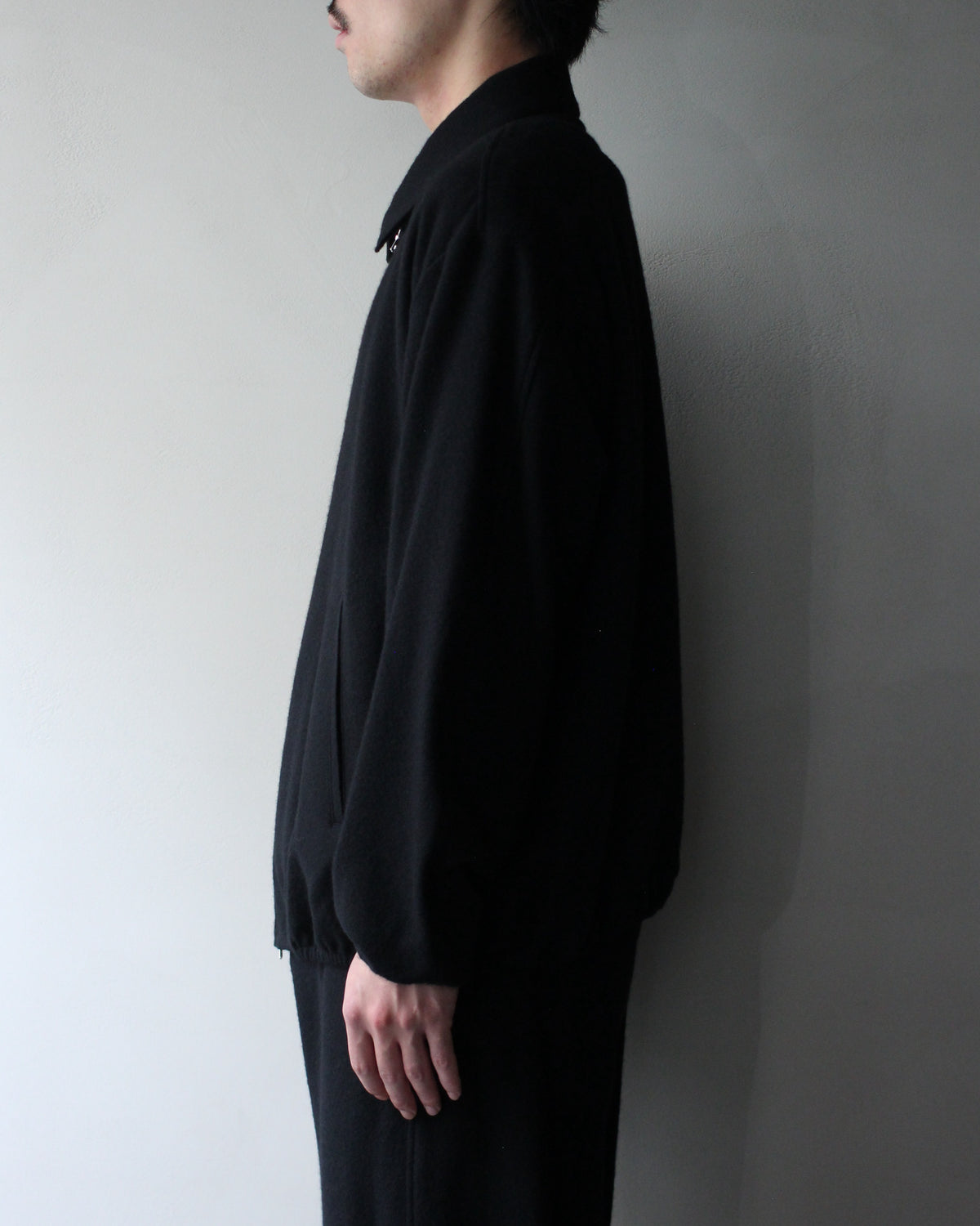 ssstein/W/CA FLEECE LIGHT ZIP JACKET  "BLACK"