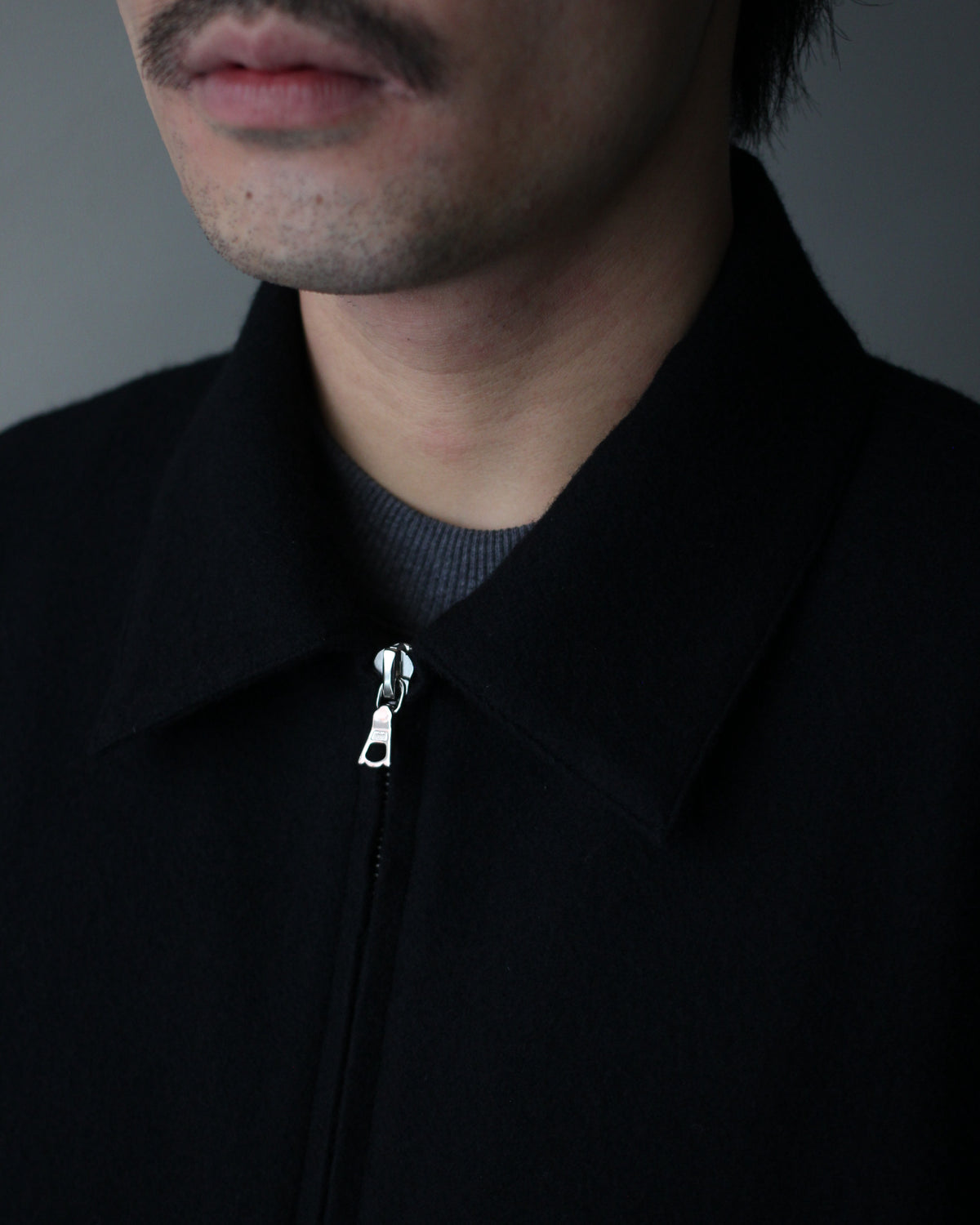 ssstein/W/CA FLEECE LIGHT ZIP JACKET  "BLACK"