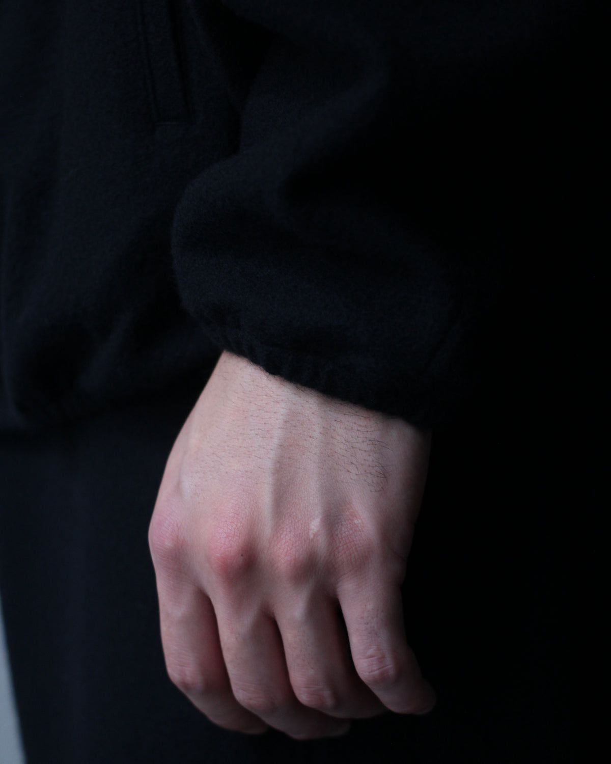 ssstein/W/CA FLEECE LIGHT ZIP JACKET  "BLACK"