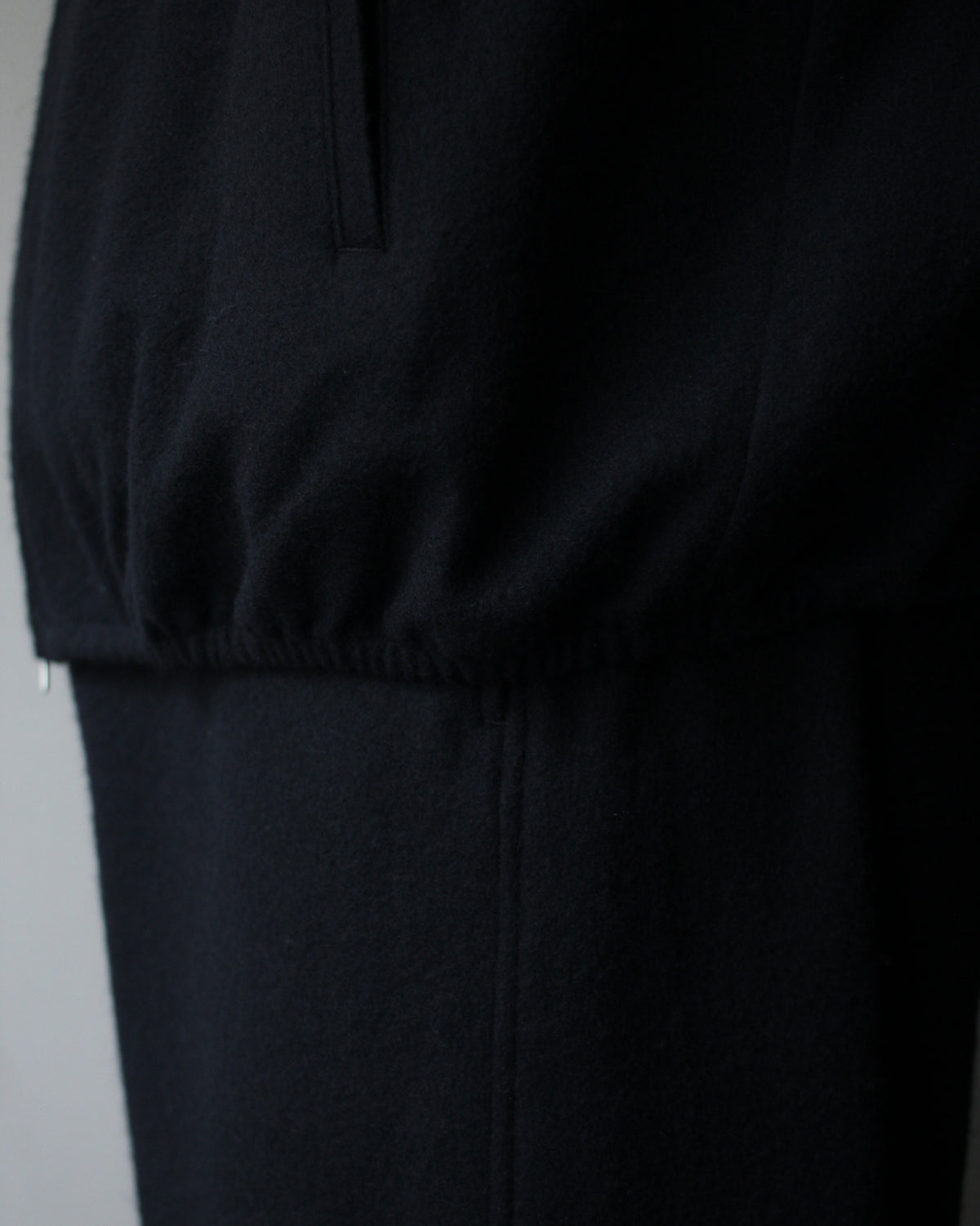 ssstein/W/CA FLEECE LIGHT ZIP JACKET  "BLACK"