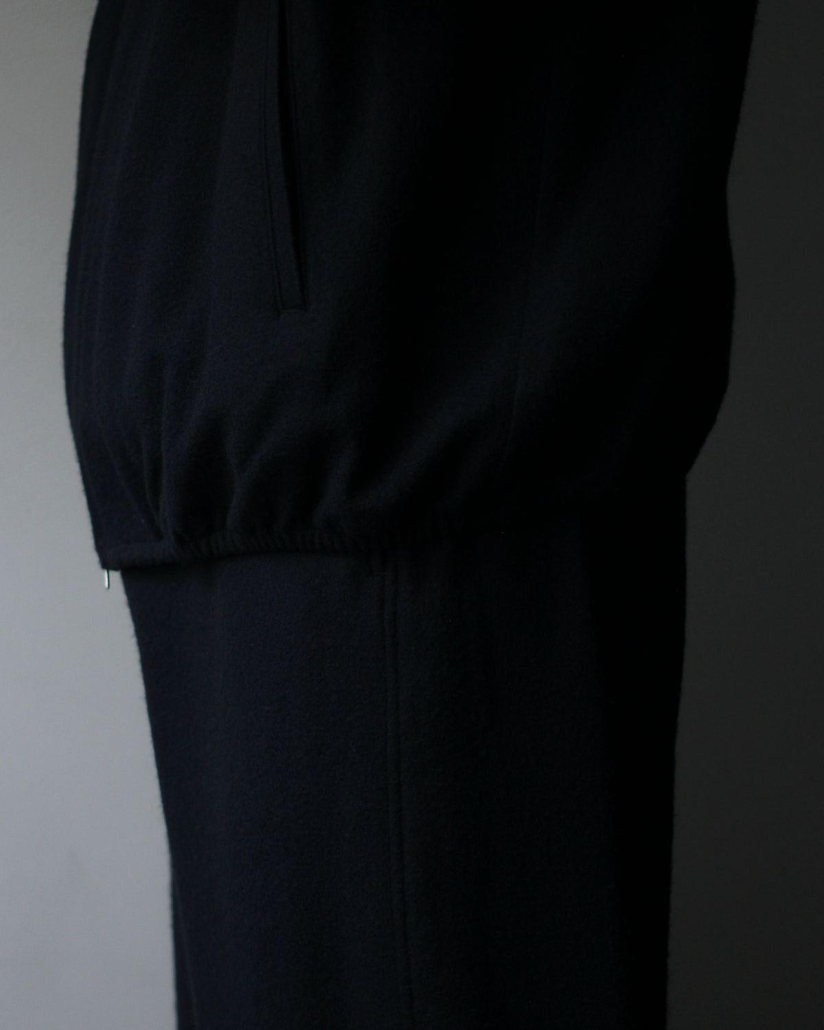 ssstein/W/CA FLEECE LIGHT ZIP JACKET  "BLACK"